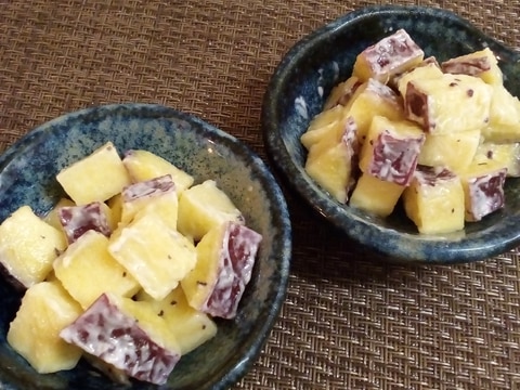 ちょっと添えに♡さつまいものゆかりマヨ